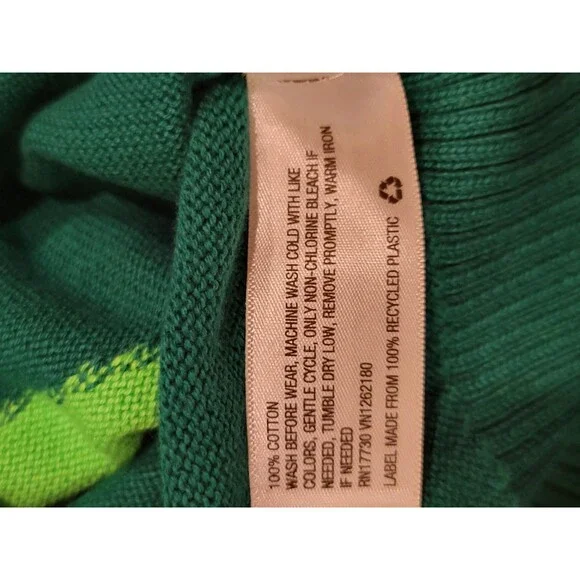 3T Cat & Jack Green Dinosaur Triceratops 100% Cotton Sweater Green Toddler NWT - Picture 5 of 5